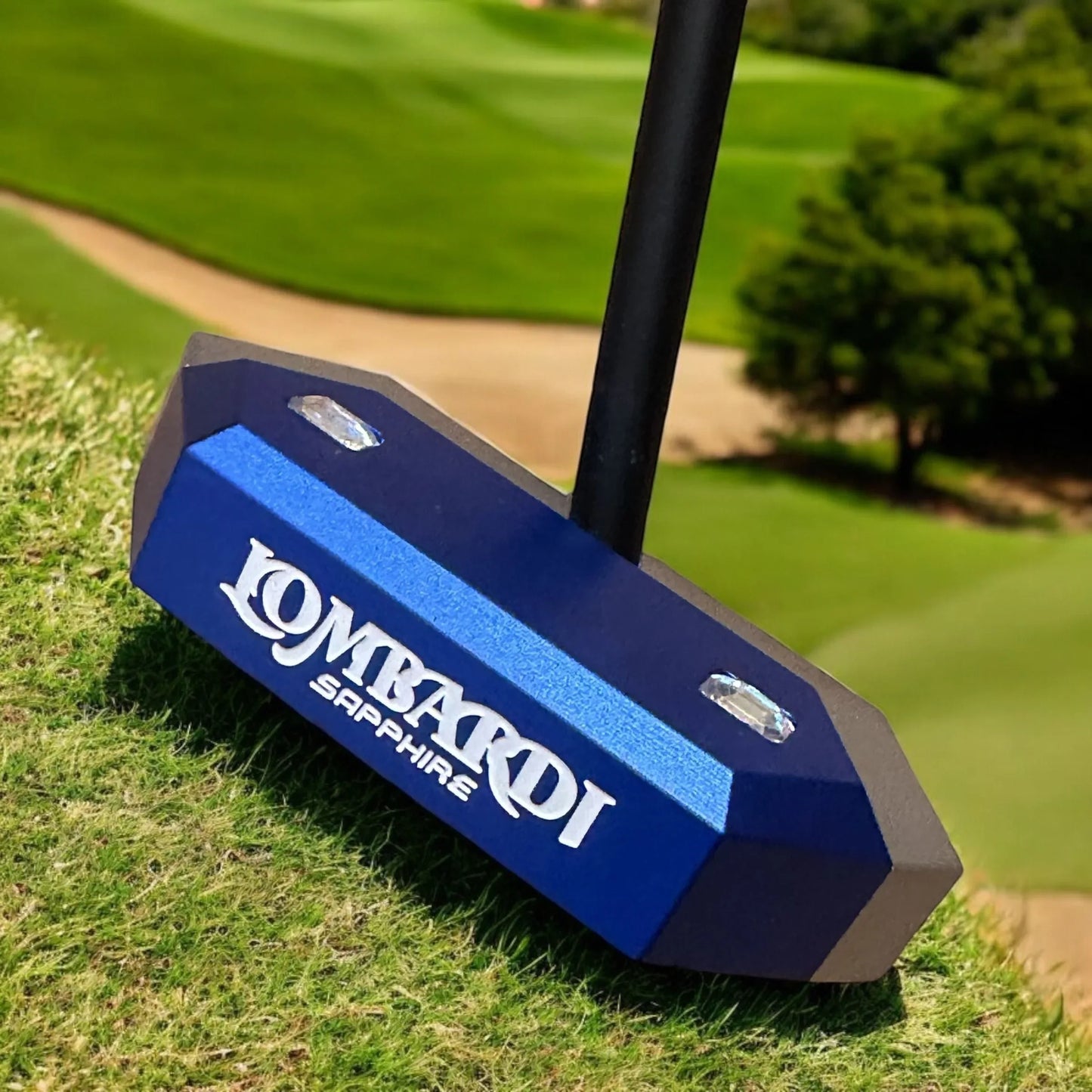 Lombardi Golf Custom Blue Sapphire Mallet Golf Putter - GOLF LEAGUE