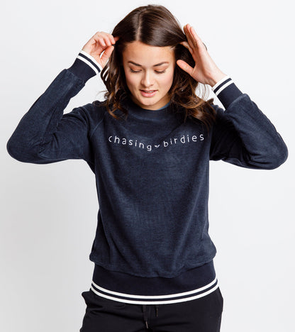 Chasing Birdies Varsity Sweatshirt