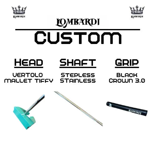 Lombardi Golf Custom Tiffy Vertolo Mallet Golf Putter - GOLF LEAGUE