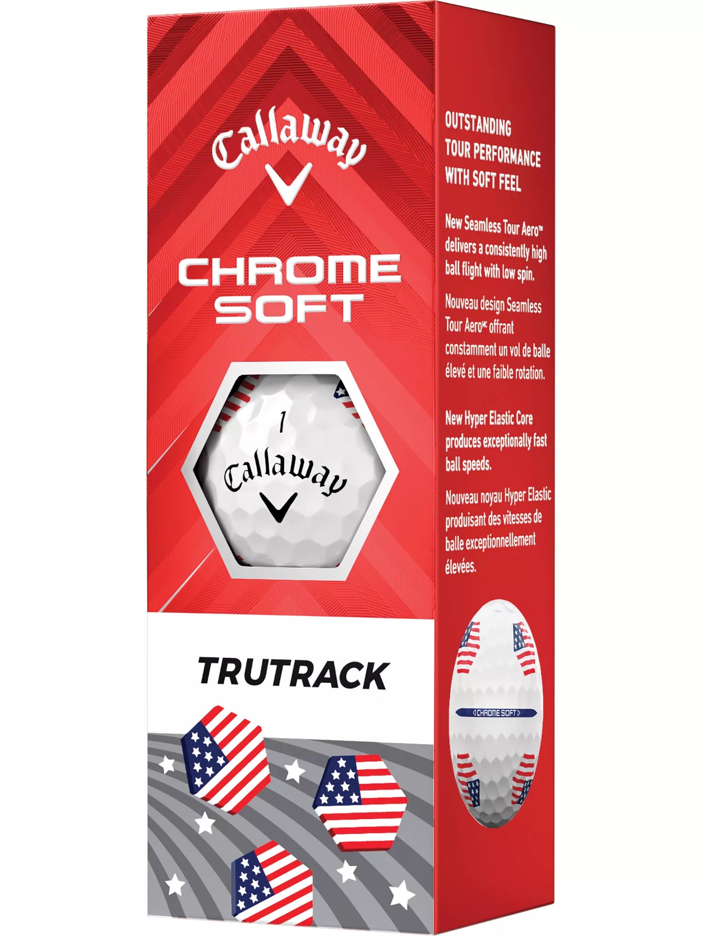 Callaway 2024 Chrome Soft USA TruTrack Golf Balls