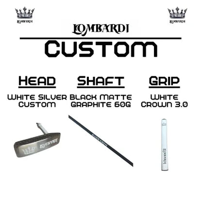 Lombardi Golf Custom Silver DC Blade Golf Putter - GOLF LEAGUE