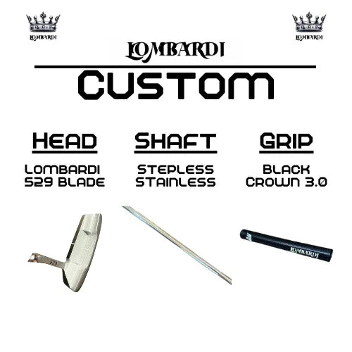 Lombardi Golf Custom 529 Blade Golf Putter - GOLF LEAGUE