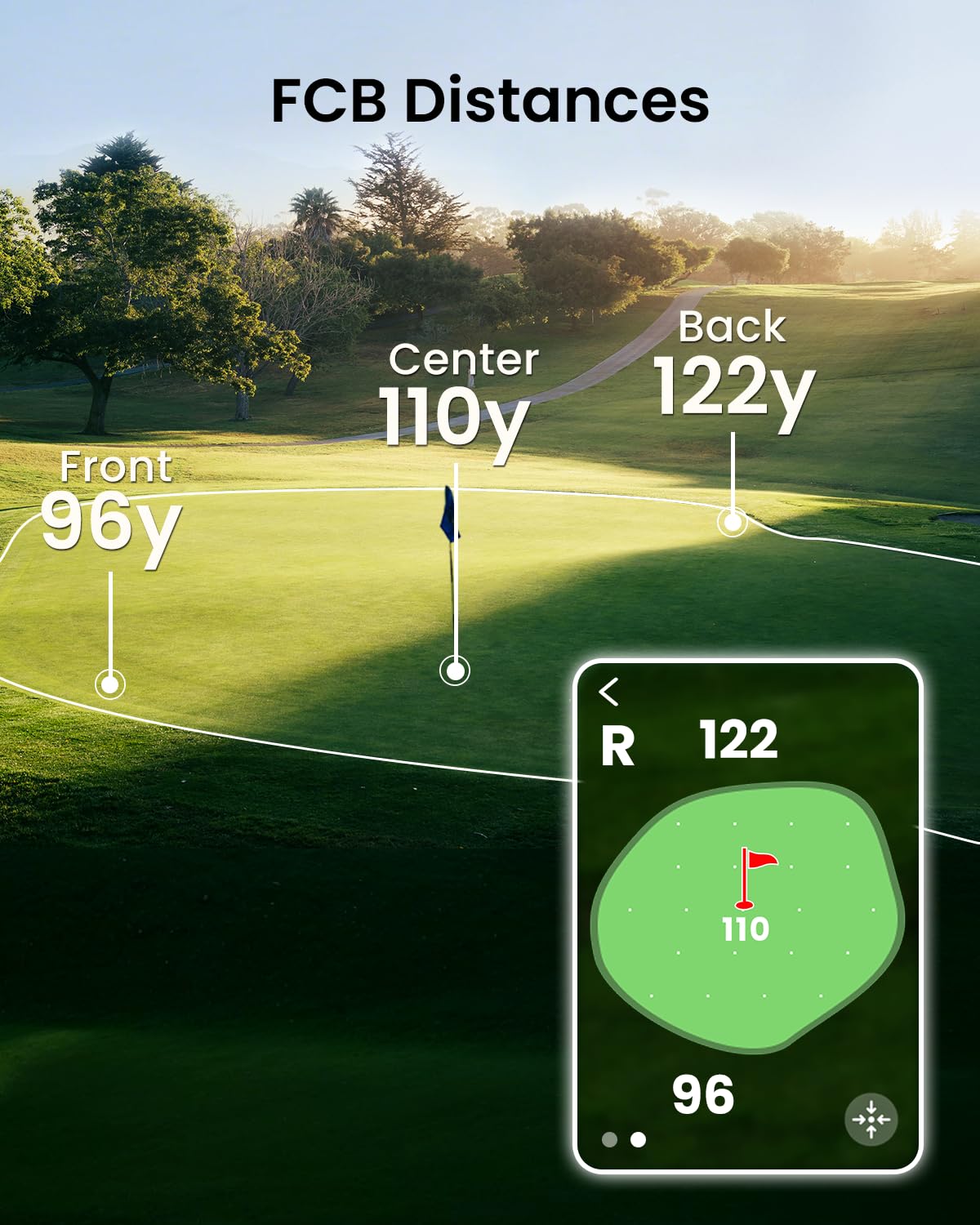 MILESEEY GeneSonic Pro Golf Speaker with Detachable GPS Rangefinder Handheld, 43000+ No Subscription Preloaded Courses, View & Audible Distances,Touchscreen, 15H Battery, Magnetic, Waterproof,Hazard