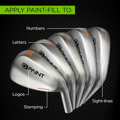G-Paint Golf Club Paint - 8 Pack (All 8 Colors)