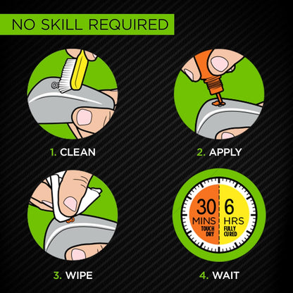 G-Paint Golf Club Paint - 4 Pack (Black/White/Red/Blue)