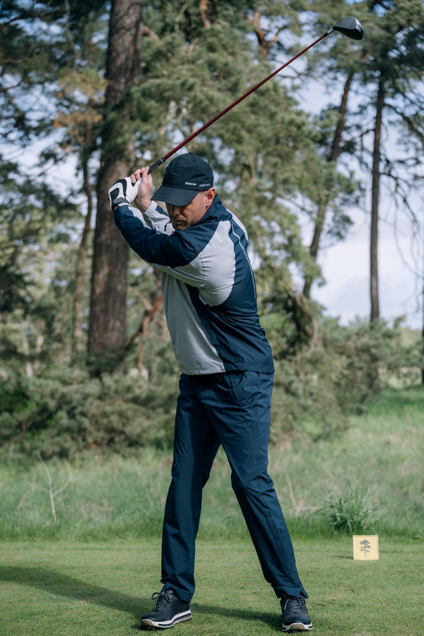 Mens Links Stretch Rain Jacket