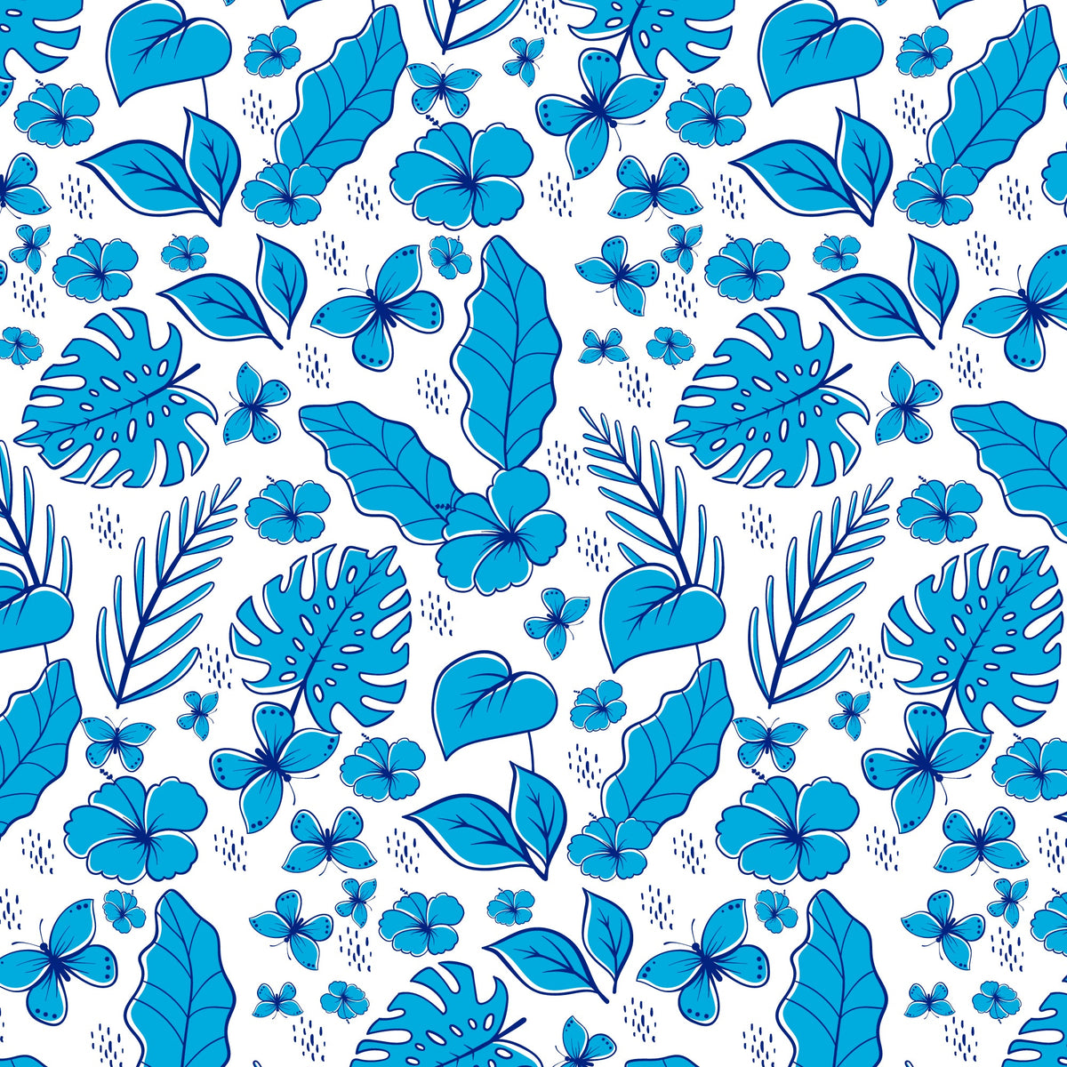 Pacific Bloom Premium Golf Polo