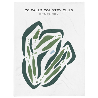 76 Falls Country Club, Kentucky - Printed Golf Courses