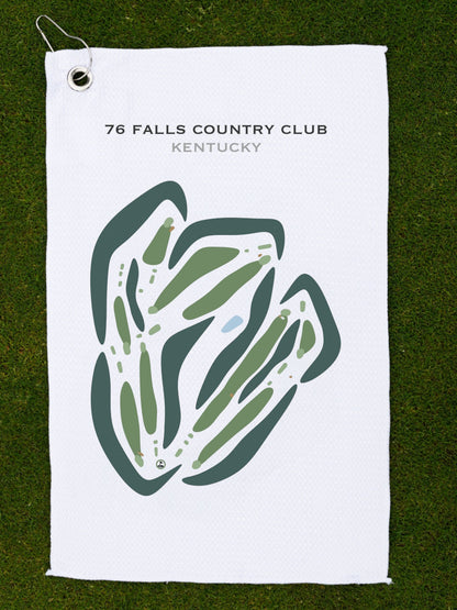 76 Falls Country Club, Kentucky - Printed Golf Courses