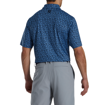 FootJoy Painted Floral Lisle - Self Collar Polo