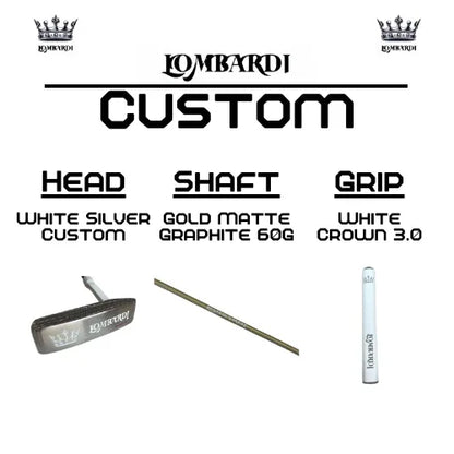 Lombardi Golf Custom Silver DC Blade Golf Putter - GOLF LEAGUE