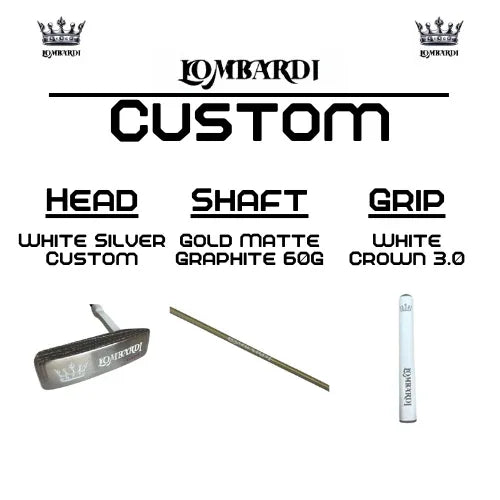 Lombardi Golf Custom Black Matte Mallet Golf Putter - GOLF LEAGUE