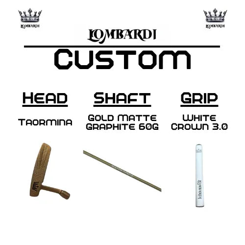 Lombardi Golf Custom Rose Gold Taormina Blade Golf Putter - GOLF LEAGUE