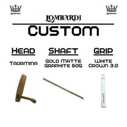 Lombardi Golf Custom Rose Gold Taormina Blade Golf Putter - GOLF LEAGUE