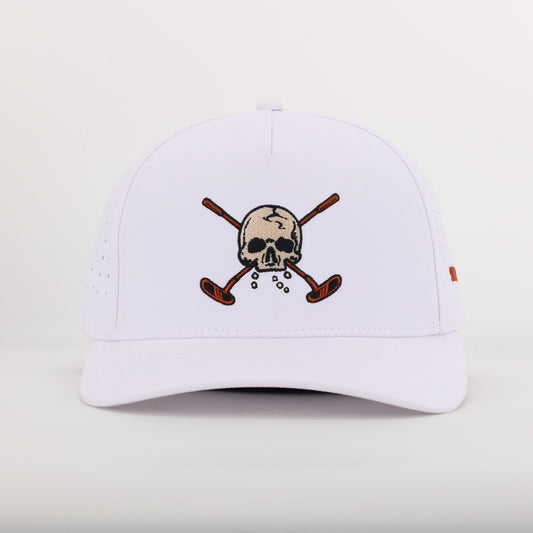 White Skull and Crossbones 2.0 Hat