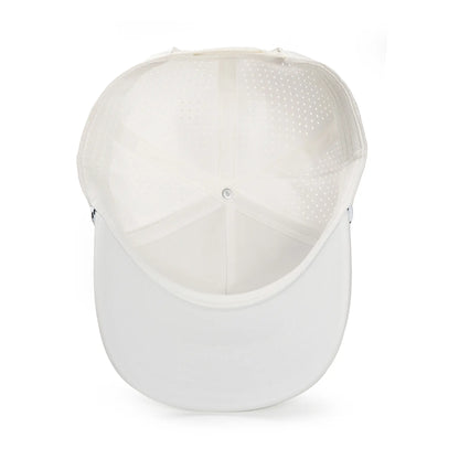 White & Gold Classic Hat