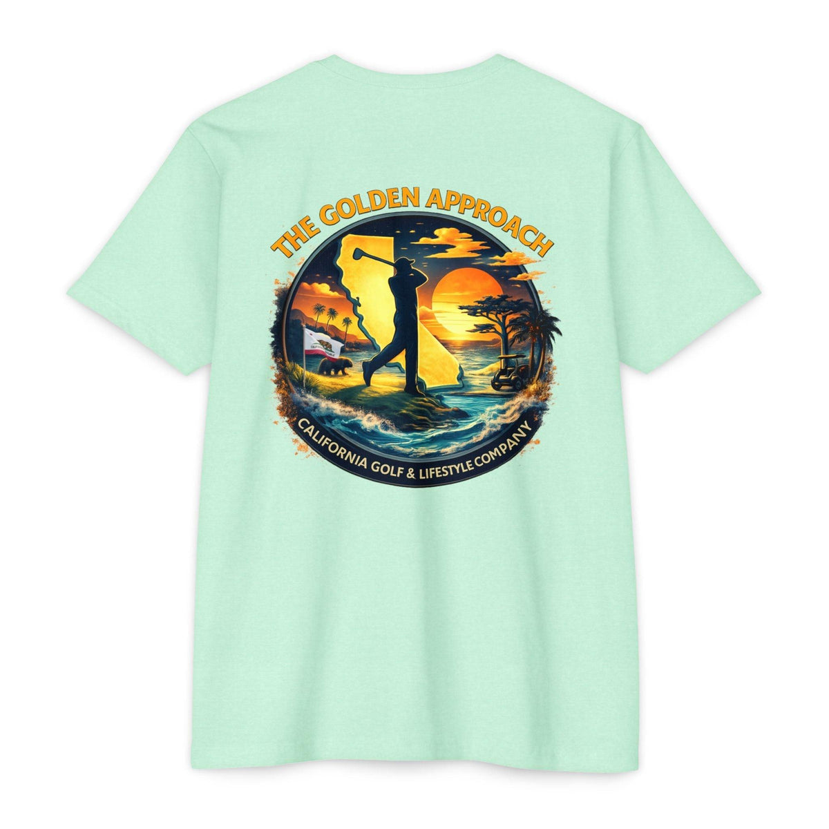 The Golden Approach California Tee — Iron Sight Design