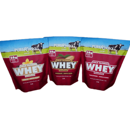 3 Flavor Whey Protein Isolate Combos