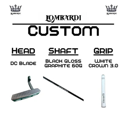 Lombardi Golf Custom Silver DC Blade Golf Putter - GOLF LEAGUE