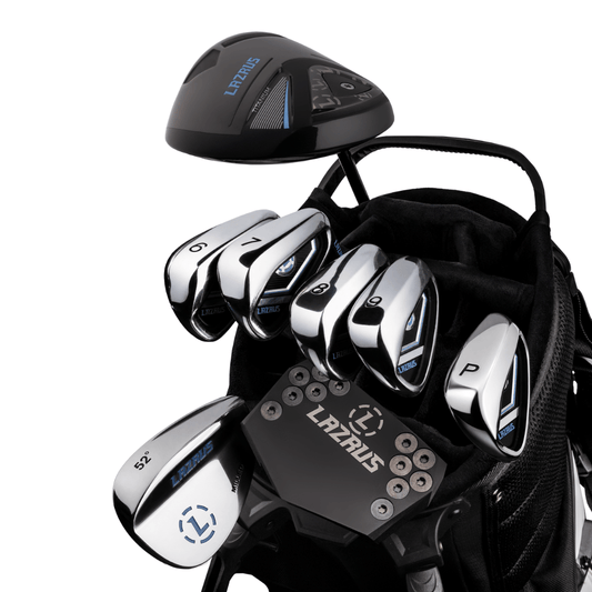 Lazrus Golf 8 pc Set - LAZ2 Driver, 6-PW Irons, 52° Wedge, Putter