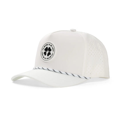White It's Better To Be Lucky Hat