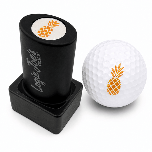 Pineapple Golf Ball Stamp | Quick-Dry Ink Stamper | Easy Ball Identification | Fun Golf Gift