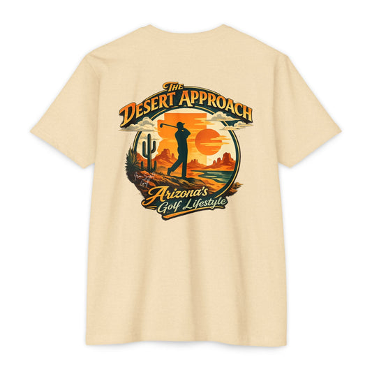 Desert Golf T-Shirt — “The Desert Approach” Arizona Golf Lifestyle Tee
