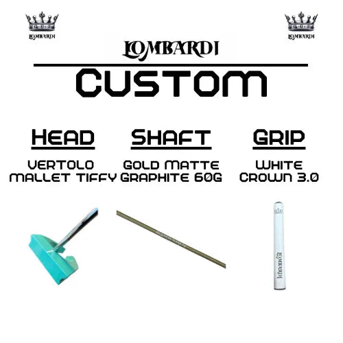 Lombardi Golf Custom Tiffy Vertolo Mallet Golf Putter - GOLF LEAGUE