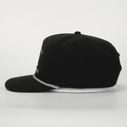 Horse Roped Hat Black
