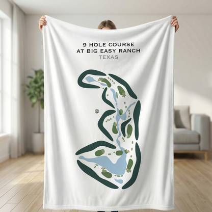 9-Hole Course at Big Easy Ranch, Texas - Printed Golf Courses