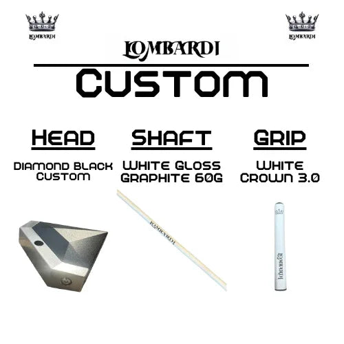 Lombardi Golf Custom Black Diamond Mallet Golf Putter - GOLF LEAGUE