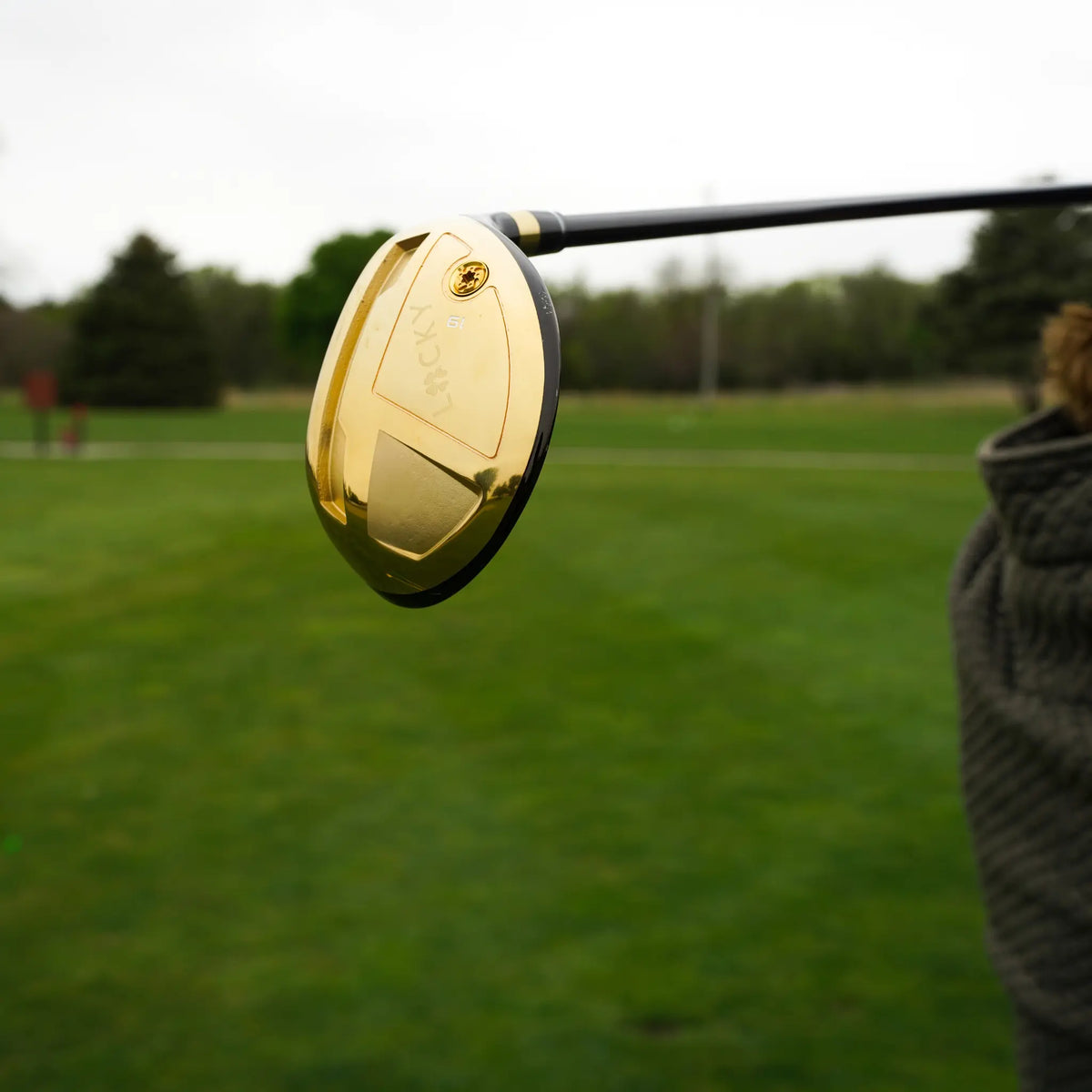 Lucky Golf Striker - Gold Hybrid Golf Club - 19° Loft