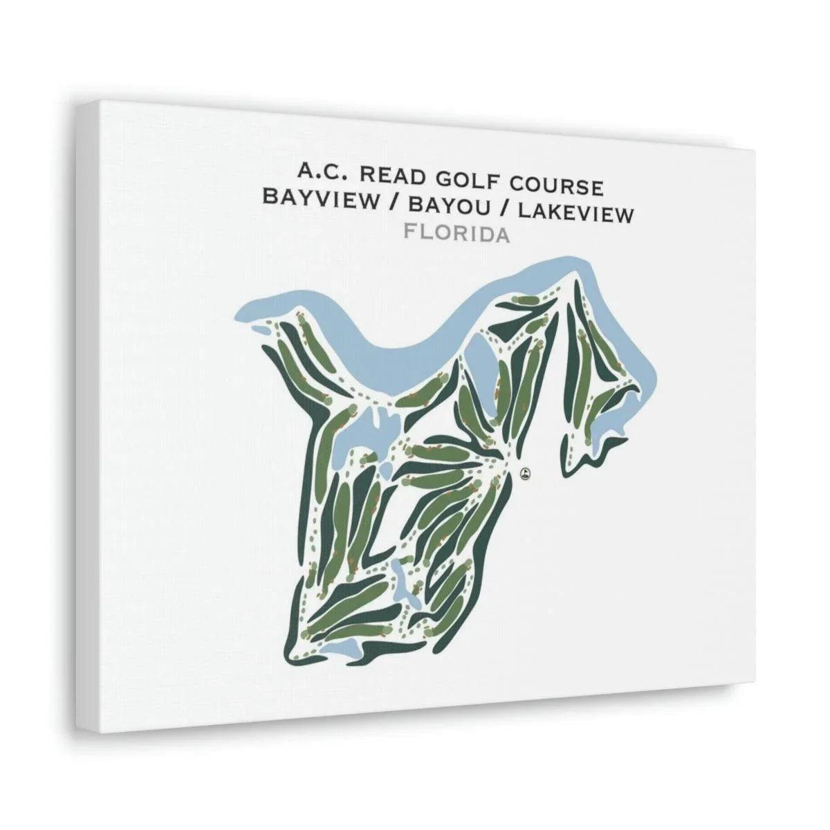 A.C. Read Golf Course Bayview / Bayou / Lakeview, Florida - Printed Golf Courses