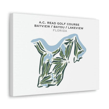 A.C. Read Golf Course Bayview / Bayou / Lakeview, Florida - Printed Golf Courses