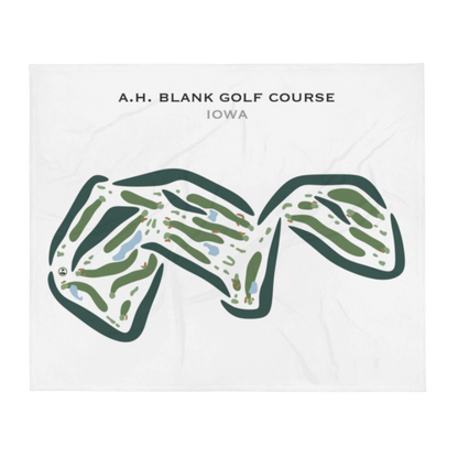 A.H. Blank Golf Course, Iowa - Printed Golf Courses