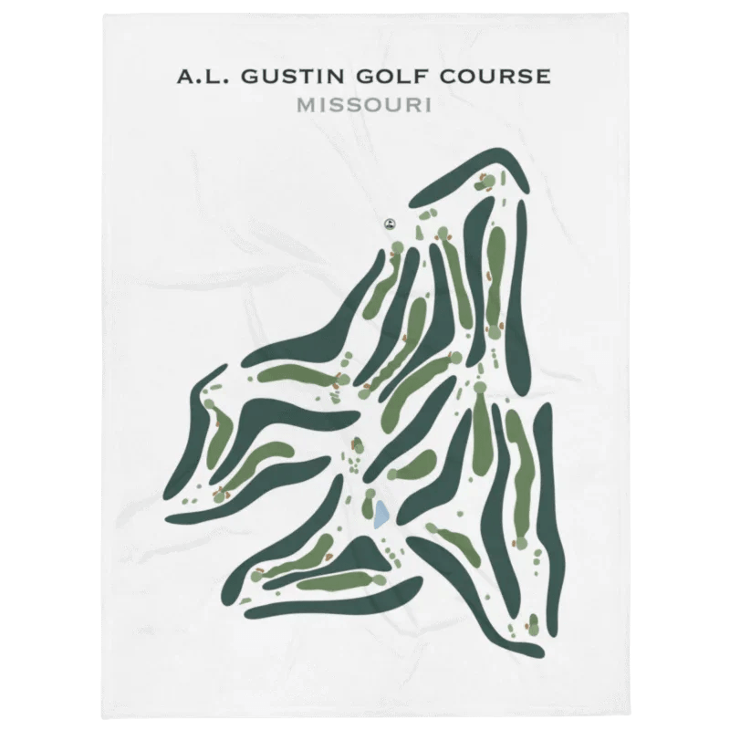 A. L. Gustin Golf Course, Missouri - Printed Golf Courses