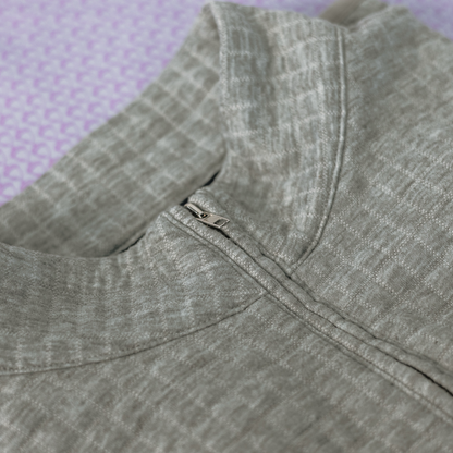 The Quilted Pullover