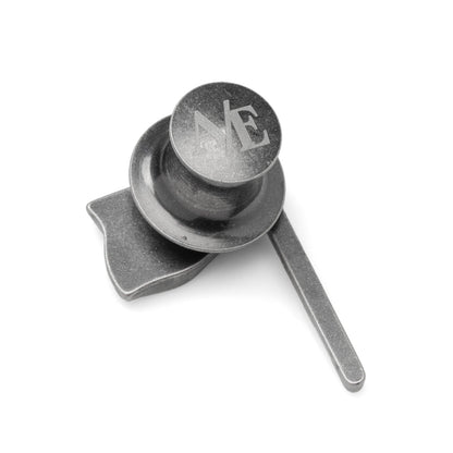 Golf 18th Hole Antique Silver Lapel Pin