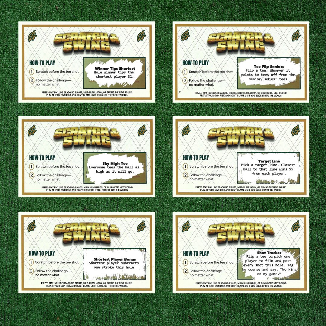 Scratch & Swing™ Scratch Off Golf Game (3 PACK)