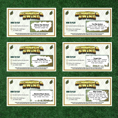 Scratch & Swing™ Scratch Off Golf Game (3 PACK)