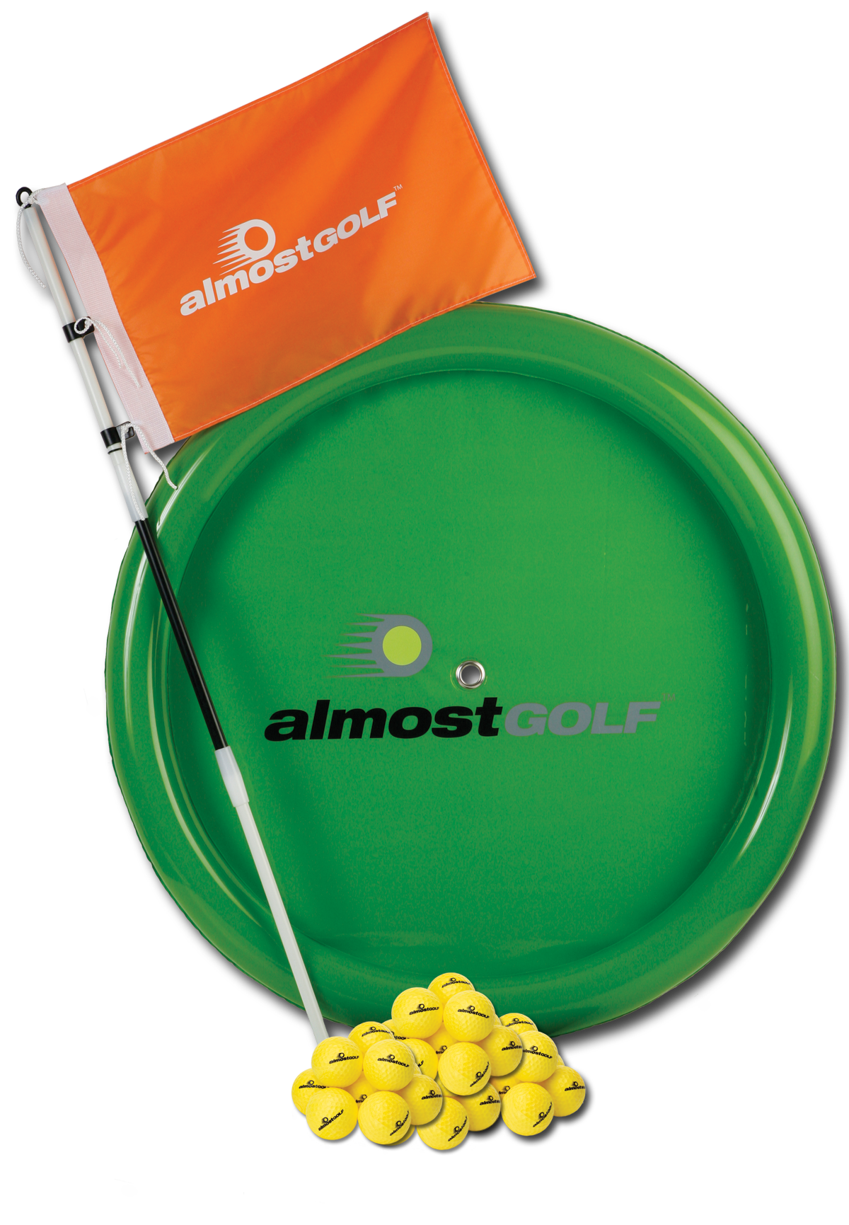 almostGOLF Practice Pack – Complete Backyard Golf Practice Kit for Golfers of Every Skill Level