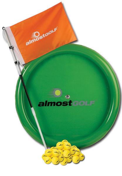 almostGOLF Practice Pack – Complete Backyard Golf Practice Kit for Golfers of Every Skill Level