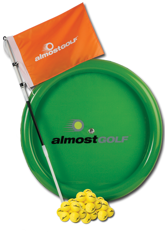 almostGOLF Practice Pack – Complete Backyard Golf Practice Kit for Golfers of Every Skill Level