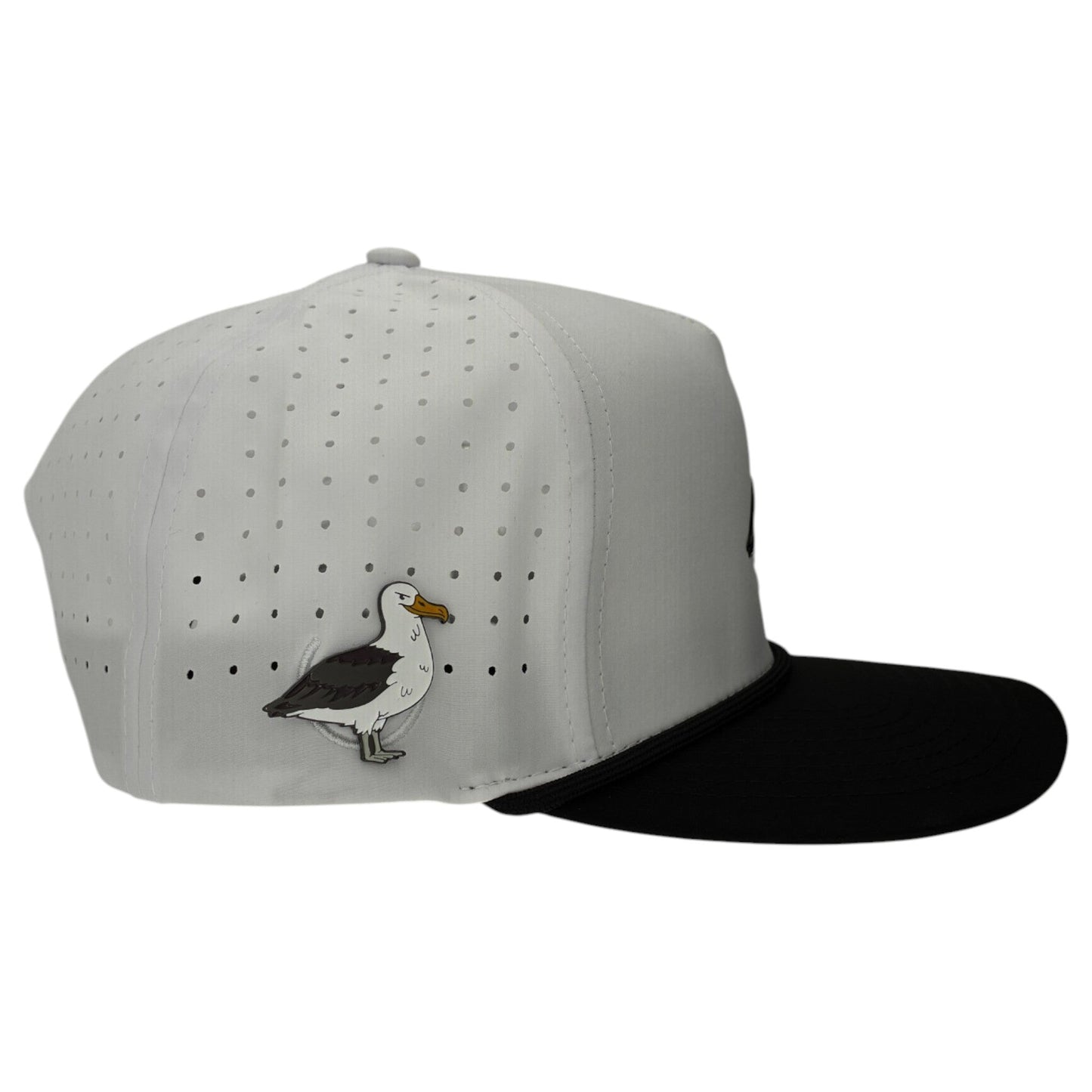 Albatross Golf Hat | Snapback Cap | Built-in Magnetic Ball Marker Holder + Marker Included | Adjustable | Bird