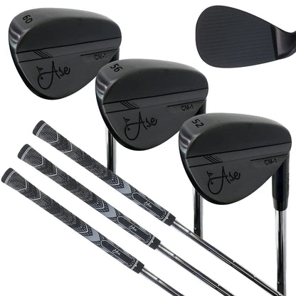 Ase BLACKOUT 3-Piece Wedge Set (52,56,60) - GOLF LEAGUE