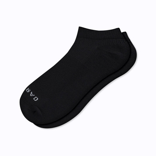 ANK-SL-9000-ankle-nylon-solid_black_flat-lil-062023 - GOLF LEAGUE