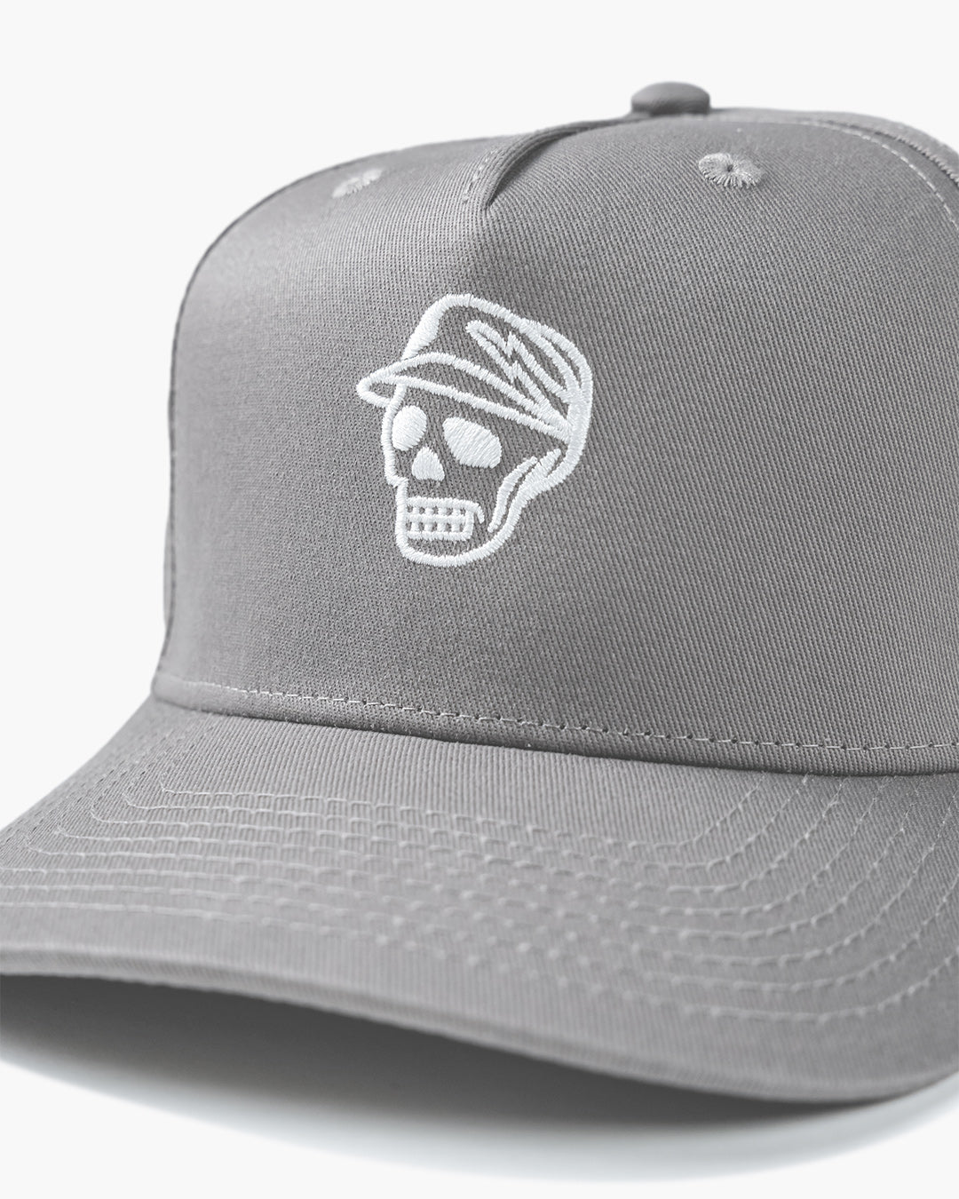 A-Player Skull Caddie Hat - Light Grey