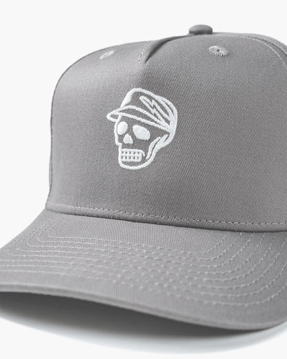 A-Player Skull Caddie Hat - Light Grey