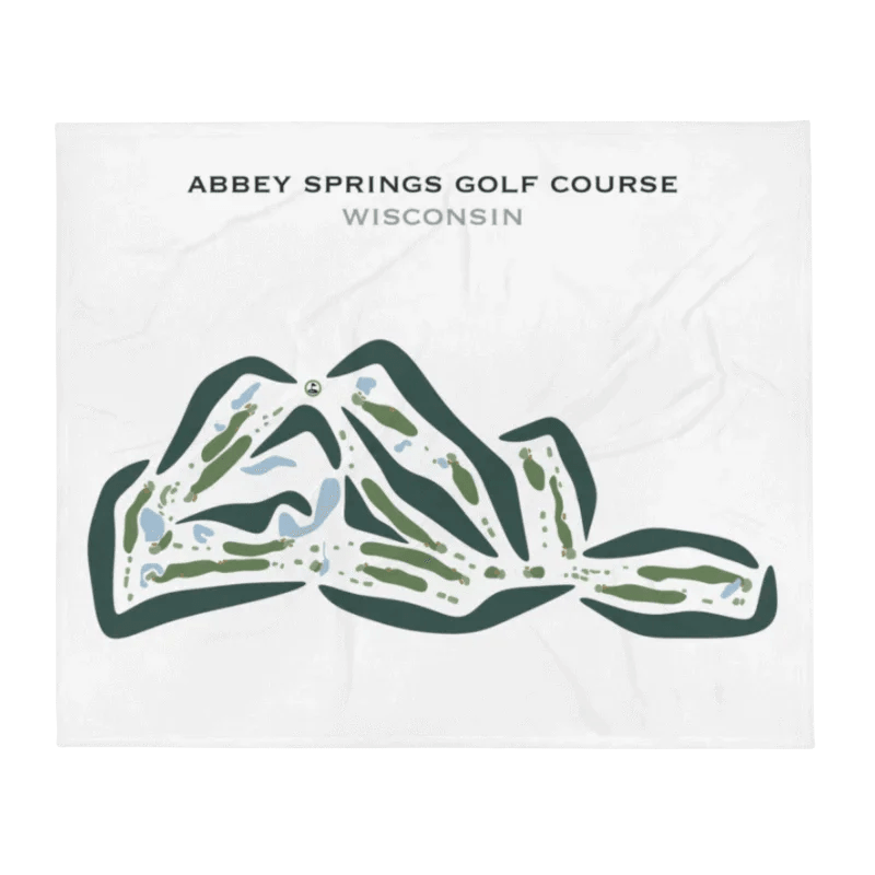Abbey Springs Golf Course, Wisconsin - Printed Golf Courses