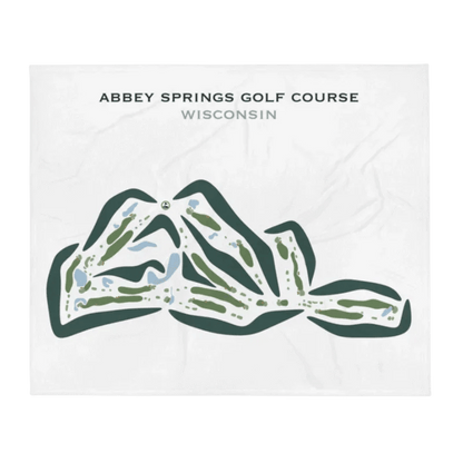 Abbey Springs Golf Course, Wisconsin - Printed Golf Courses